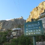 New sign on Contour Path at base of India—Venster Route
