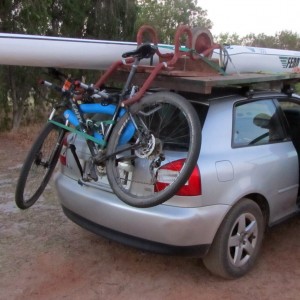 Thule 968 Carrier with Thule roofracks