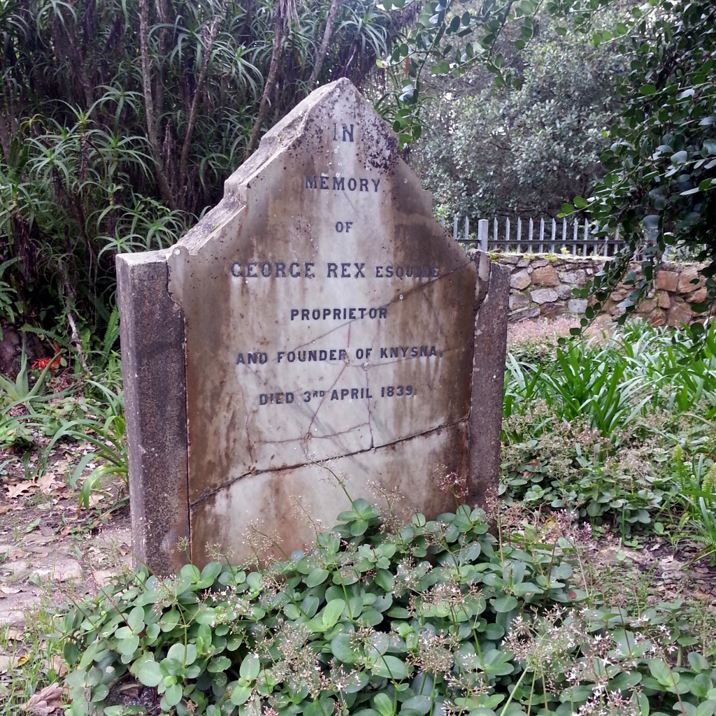 The grave of George Rex, Esquire